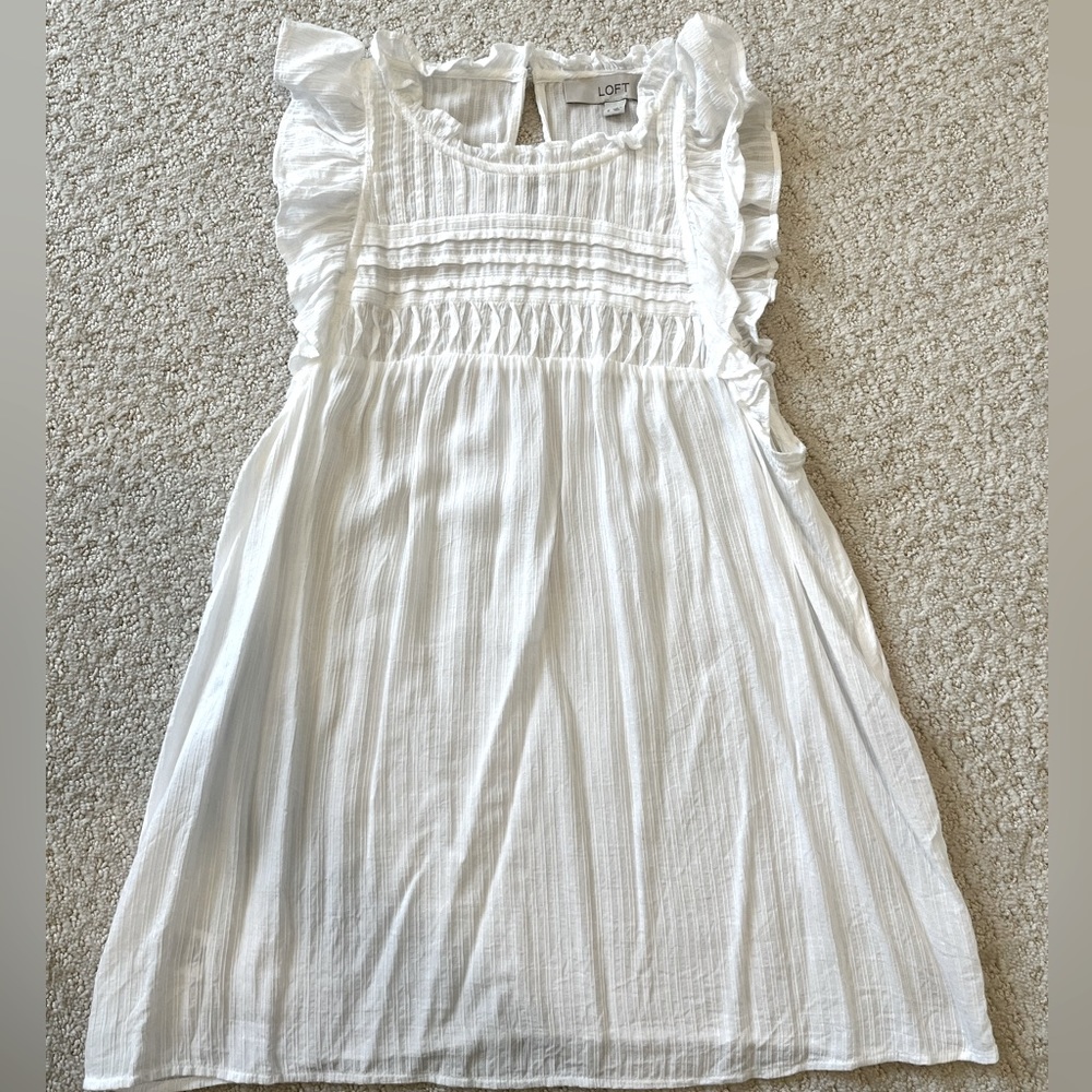 LOFT Ruffle Tank